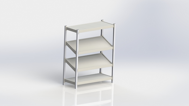 Новинка: Наклонные стеллажи